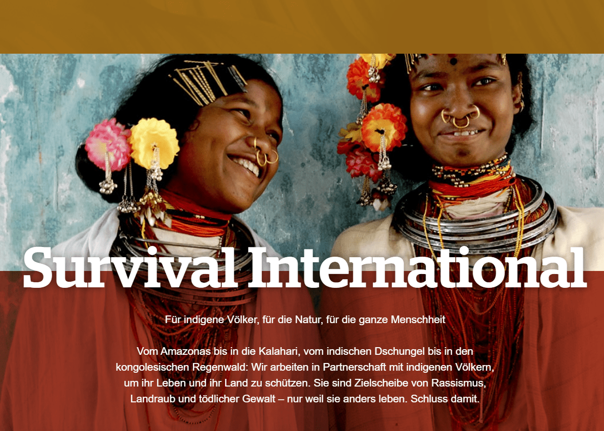 kurz vorgestellt: SURVIVAL&nbsp;INTERNATIONAL